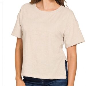 🍀 ZENANA “ GERI 8 “ ZENANA COTTON SHORT SLEEVE TEE SHIRT 65